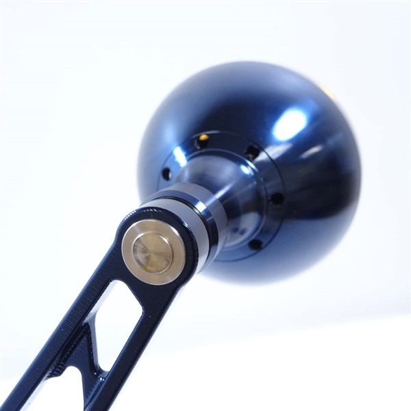 超々ジュラルミン製ハンドル７０ＭＭ深海ブルーゴールド シマノ用